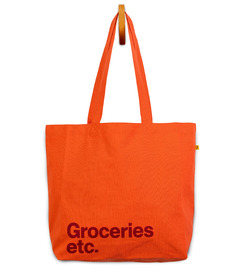 Fluf Tote Groceries Coral Fig