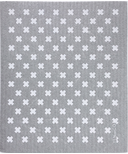 Ten & Co. Swedish Sponge Cloth Gray/White Tiny X
