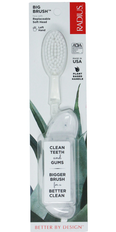 Buy Radius Big Brush Toothbrush Left Handed at