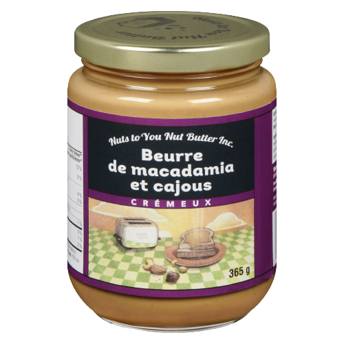 Nuts to You  Beurre De Macadamia Et Cajous Crémeux