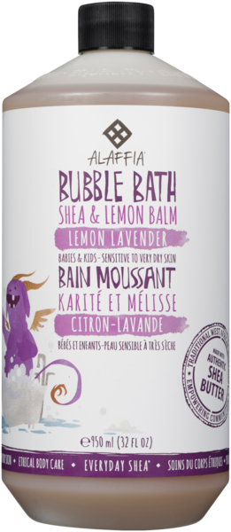 Shea Bubble Bath, Calming Lemon-Lavender