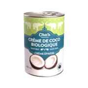 Cha's Organics Crème de Coco Biologique Crème Épaisse 400 ml