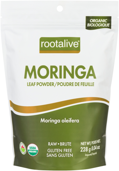 Rootalive poudre de feuilles de Moringa Bio 