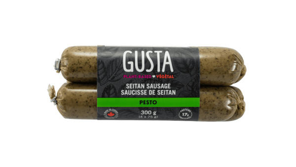 Gusta Saucisse De Blé Vegan Au Pesto