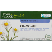 Four O'Clock Herbalist Herbal Tea Calm Chamomile 20 Teabags 20 g