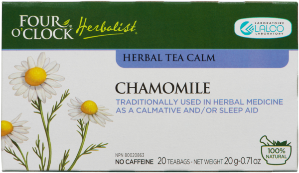 Four O'Clock Herbalist Herbal Tea Calm Chamomile 20 Teabags 20 g