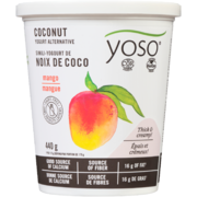 Yoso Coconut Yogurt Alternative Mango 440 g