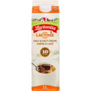 Lactantia Lactose Free Half & Half Cream 10 % M.F. 1 L