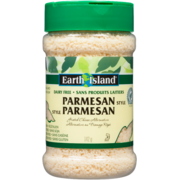 Earth Island Grated Cheese Alternative Parmesan Style 142 g
