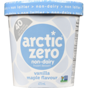 Arctic Zero Dessert Glacé Non Laitier Saveur Vanille et Érable 473 ml