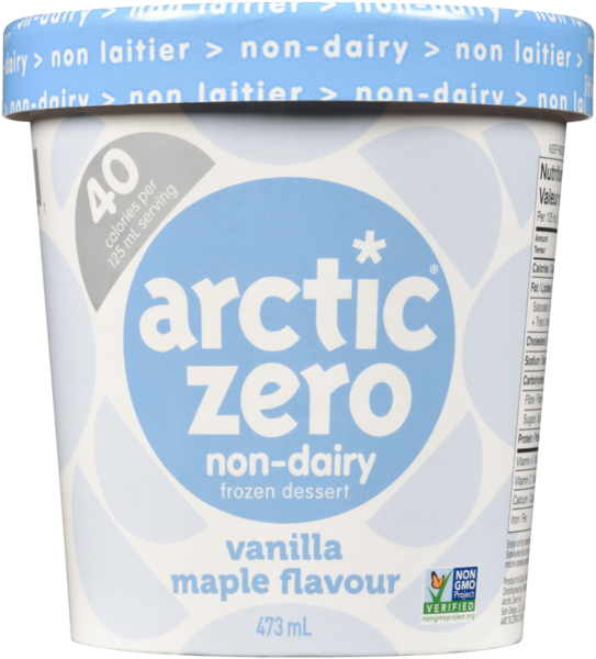 Arctic Zero Dessert Glacé Non Laitier Saveur Vanille et Érable 473 ml