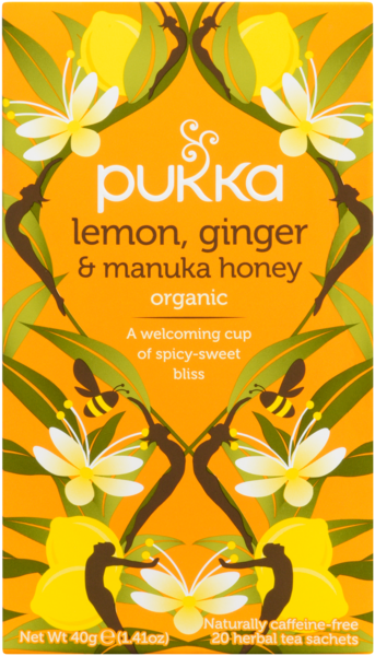 Pukka Tea Organic Lemon,Ginger,Manuka