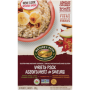 Nature's Path Gluten Free Instant Oatmeal Organic Variety Pack 8 Packets 320 g