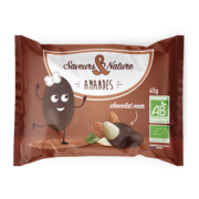 Saveurs&Nature Billes d’amandes enrobées de chocolat noir