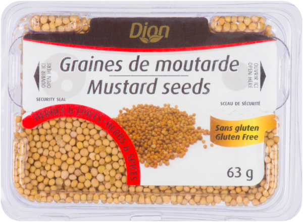 Dion Herbes & Épices Graines de Moutarde 63 g