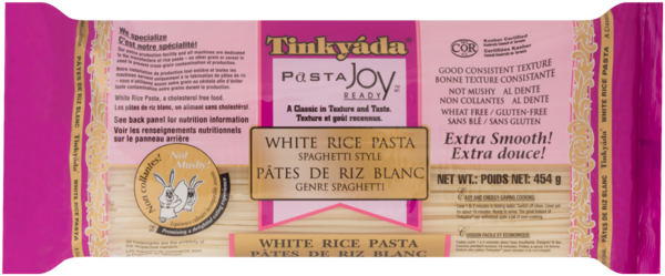 Tinkyáda Pasta Joy Ready Pâtes de Riz Blanc Genre Spaghetti 454 g