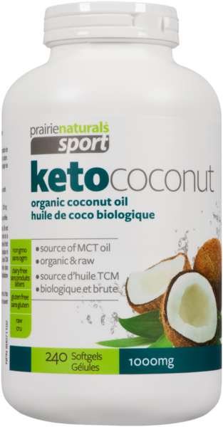 KetoCoconut huile de noix de coco biologique 1 000 mg - gélules