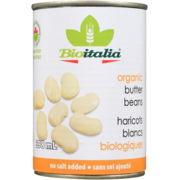Bioitalia Butter Beans Organic 398 ml