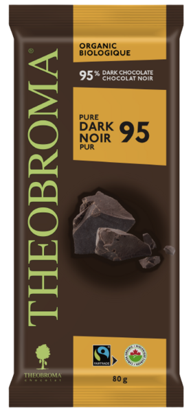 Theobroma Chocolat Noir 95%  Biologique 