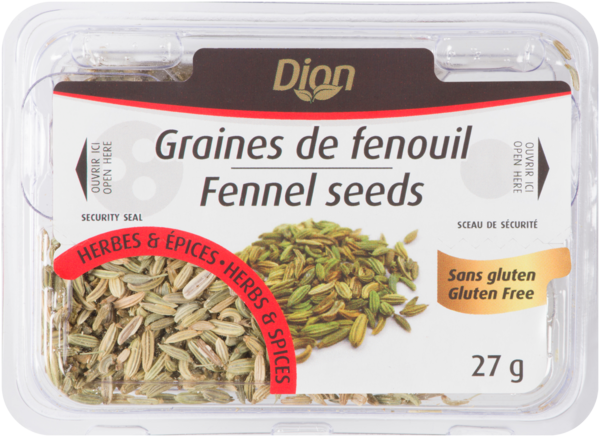 Dion Herbes & Épices Graines de Fenouil 27 g