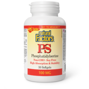 Natural Factors PS Phosphatidylsérine 100 mg 30 gélules