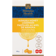 Manuka Health Manuka Honey and Lemon Lozenges 15 Lozenges