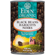 Eden Black Beans Organic 398 ml