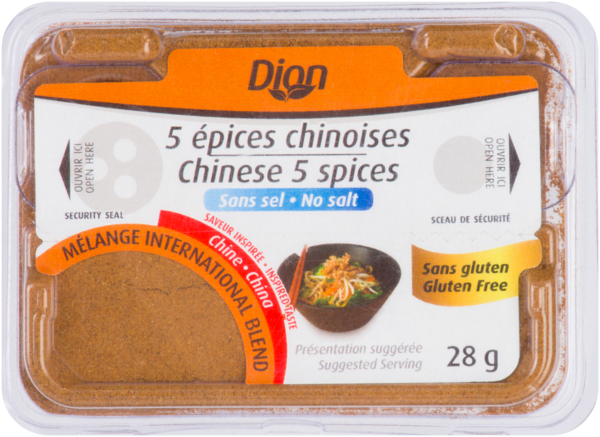 Dion Mélange International 5 Épices Chinoises 28 g