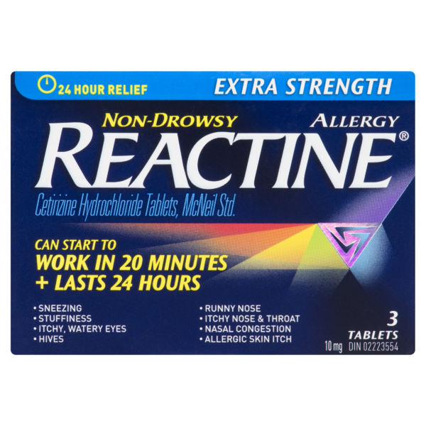 Reactine - Tablets Extra Strength 3s