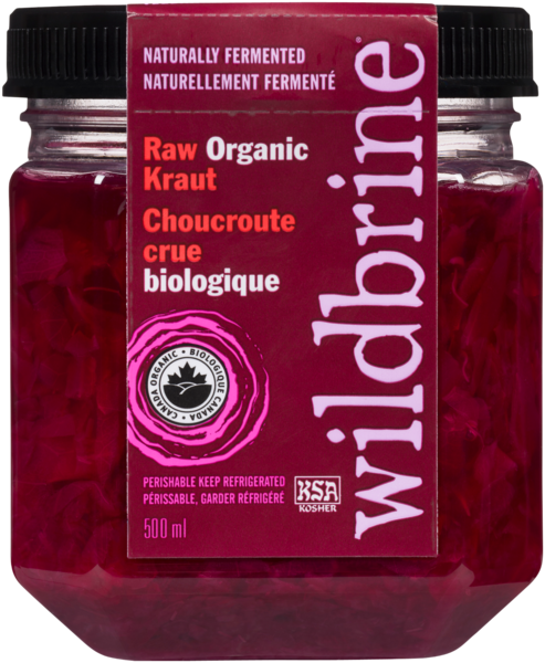 Wildbrine Choucroute Biologique Rouge 500 ml