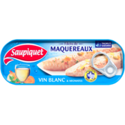 Saupiquet Fillets of Mackerel with White Wine and Seasonning 176 g