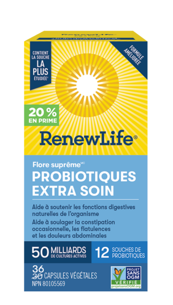 Renewlife Supreme Flora Probiotiques-50 milliards