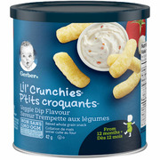 Gerber- Lil Crunchies Veggie Dip Flavour