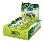 Whole Earth & Sea® Barre protéinée biologique végétalien Verts 15 g 12 barres