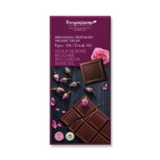 TABLETTE CHOCOLAT NOIR 70% HUILE DE ROSE BULGARE BIO