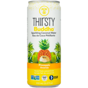 Thirsty Buddha Eau De Noix De Coco Gazéifiée - Saveur D'Ananas