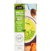 Ilios Vegetable Broth Organic 946 ml