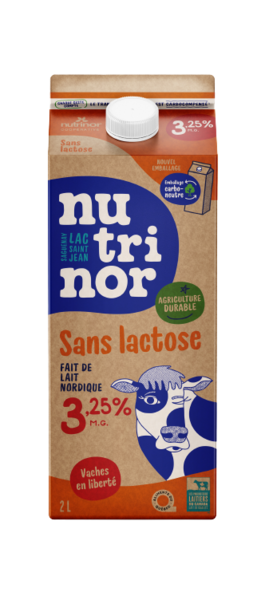 Nutrinor Sans lactose 3,25% m.f. Lait