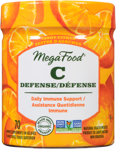 Megafood Vitamie C Défense Agrumes 70 Gelifiés