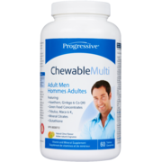 Progressive ChewableMulti Adult Men Natural Citrus Flavour 60 Tablets