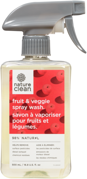 Nature Clean Savon à Vaporiser pour Fruits et Légumes 500 ml