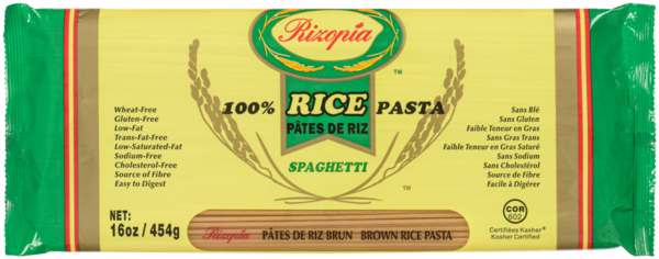Rizop. Spaghetti De Riz Brun 454G