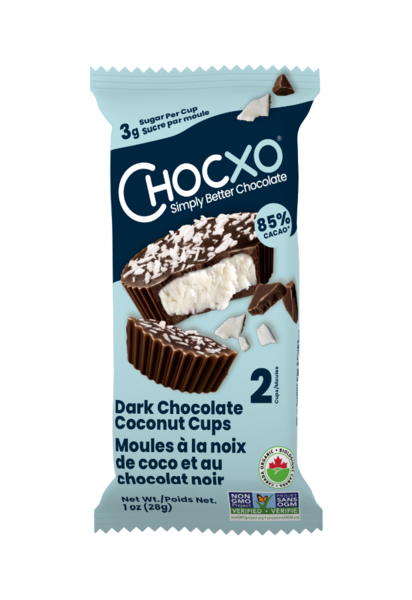 Chocxo Moules Noix De Coco Chocolat Noir Bio