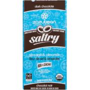 Zazubean Saltry Chocolat Noir Fleur de Sel & Amandes 85 g