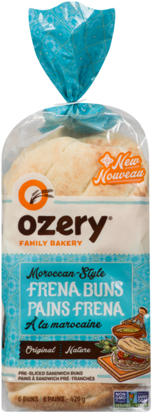 Ozery Family Bakery Pains Frena à la Marocaine Nature 6 Pains 420 g