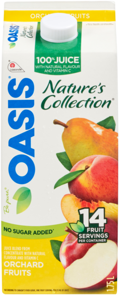 Oasis Collection Nature Mélange Jus De Fruits Du Verger