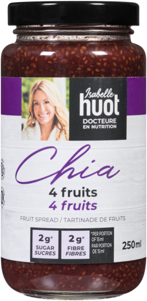 Isabelle Huot 4 Fruits & Chia 250Ml