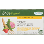 Four O'Clock Herbalist Green Tea Vitality Energy 20 Tea Bags 40 g