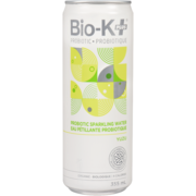 Bio-K Plus Probiotic Sparkling Water Yuzu Organic 355 ml