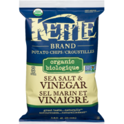 Kettle Brand Potato Chips Sea Salt & Vinegar Organic 142 g